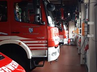 Feuerwache Bad Friedrichshall Fahrzeughalle